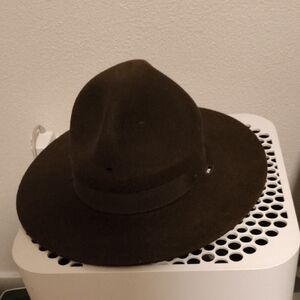 Men's Brown Beaver Cow Boy Hat Very Hard